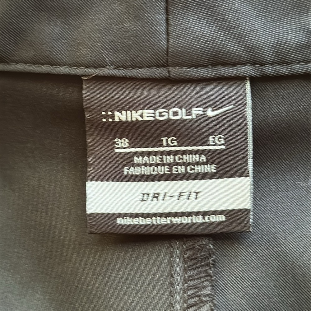 Men’s Nike Dri-Fit Golf Shorts Size 38 Black - Picture 8 of 9